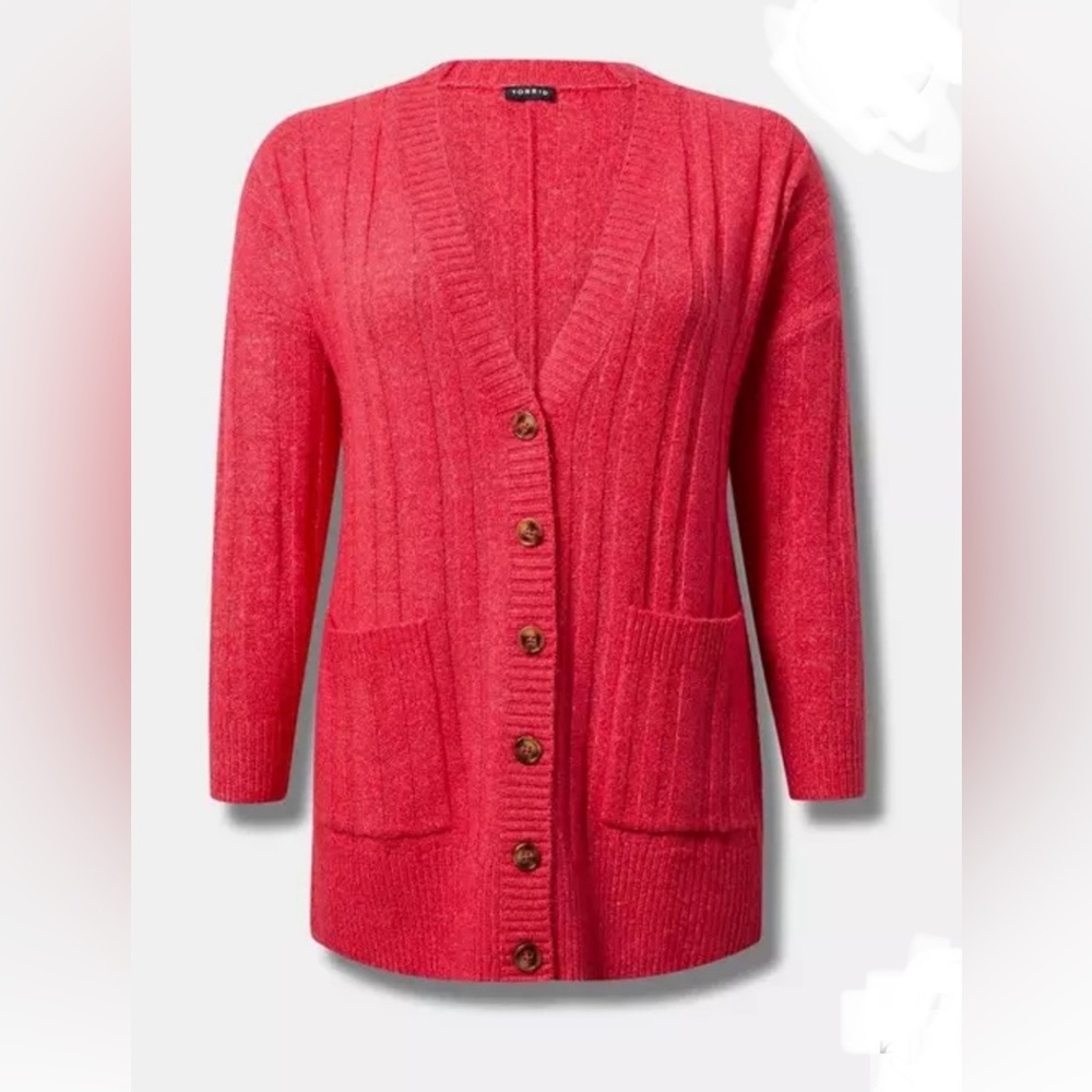 Torrid Boyfriend Cardigan Softest Sweater-Sz 1